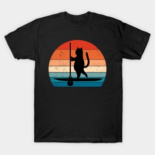 Paddleboard Cat T-Shirt
